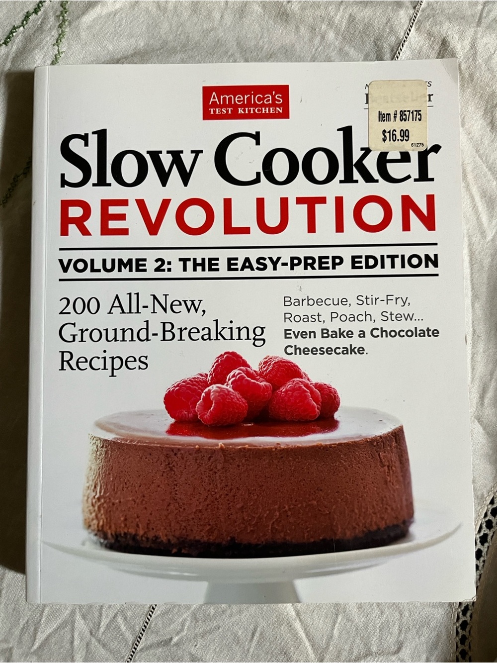America's Test Kitchen Slow Cooker Revolution Volume 2 softcover book